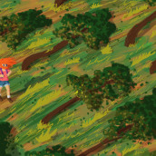 El Bosque. Een project van Digitale illustratie y Kinderillustratie van Jimmy Blanchar - 25.11.2019