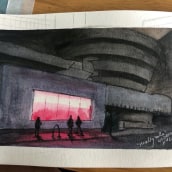 My project in Architectural Sketching with Watercolor and Ink course Ein Projekt aus dem Bereich Aquarellmalerei von Carrie Zhang - 16.04.2020