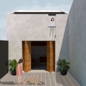 Mi Proyecto del curso: Representación gráfica de proyectos arquitectónicos. Un proyecto de 3D e Ilustración arquitectónica de Giuliana Alexandra Jordan Blest - 16.04.2020