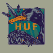 HUF GraphicContent Contest Ein Projekt aus dem Bereich Traditionelle Illustration, Grafikdesign, Zeichnung, Realistische Zeichnung und Artistische Zeichnung von Pedro Pérez Mendoza - 18.04.2020
