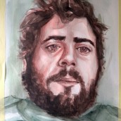 Mi Proyecto del curso: Retrato artístico en acuarela. Watercolor Painting project by Jose A. Portero - 04.18.2020