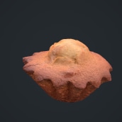 Tradicional Portuguese Muffin: Queque. Projekt z dziedziny 3D,  Modelowanie 3D, Fotografia c i frowa użytkownika Rui Telmo Romão - 23.04.2020