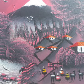 Pintura al oleo con dedos sobre paisajes minimalistas. Un proyecto de Ilustración tradicional de Galo Quilca - 26.04.2020
