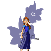 Flora. Un proyecto de Ilustración tradicional, Diseño de personajes e Ilustración digital de David Agüero Juarez - 28.04.2020