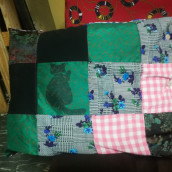 Cojines en patchwork. Un proyecto de Artesanía, Creatividad y Costura de Marguilar Rivera - 29.04.2020