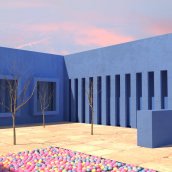 My tribute to Luis Barragán. 3D project by estela sm - 05.03.2020