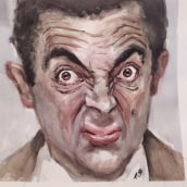 Mr. Bean. Un proyecto de Bellas Artes e Ilustración de retrato de Antonio Fdez - 06.05.2020