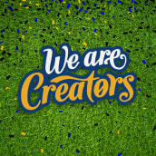 Adidas "We are creators". Un proyecto de Diseño, Ilustración tradicional, Diseño gráfico, Lettering, Ilustración vectorial, Diseño de logotipos y Lettering digital de Hernán Lopez Tonellotto - 12.05.2020