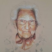 Mi Proyecto del curso: Ilustración con pastel y lápices de colores. Un proyecto de Ilustración tradicional e Ilustración de retrato de nkurtoa - 15.05.2020
