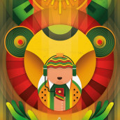 International Reggae Poster Contest 2020. Un proyecto de Diseño, Dirección de arte, Ilustración vectorial y Diseño de carteles de Luis Daniel Pérez Molina - 10.05.2020