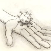 Ilustraciones sobre Coronavirus. Ilustração tradicional, Desenho a lápis, e Sketchbook projeto de Cristián Werb - 18.05.2020