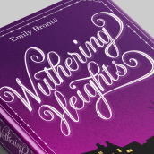 Wuthering Heights - Lettering Cursivo para portada de libro. Un proyecto de Caligrafía, Lettering, Lettering digital, H y lettering de Javier Piñol - 20.05.2020