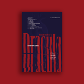 Dracula. Diseño de carteles tipográficos experimentales. Un proyecto de Collage y Diseño tipográfico de Pau Sardiné - 25.05.2020