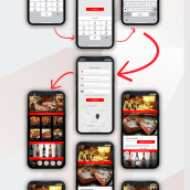 app Restaurante. Un proyecto de Diseño de apps de Julio Bustos - 30.05.2020