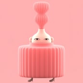 Pink Series. Illustration, and 3D Character Design project by Laurie Rowan - 05.01.2019
