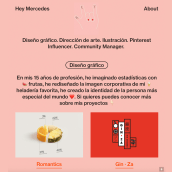 Hey Mercedes Diseño de web. Graphic Design, Web Design, and Digital Design project by Mercedes Valgañón - 06.02.2020