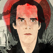Nick Cave and Wangarattha Cathedral. Digital Illustration, and Watercolor Painting project by Sergi Montaner Rafart - 06.05.2020