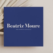 Beatriz Moure, branding. Br, ing & Identit project by Lunes Design - 06.01.2020