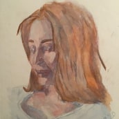 Mi Proyecto del curso: Retrato artístico en acuarela. Watercolor Painting, and Portrait Illustration project by Rogelio Aurelio Rojas - 06.05.2020