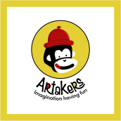 Mi Proyecto del curso: Identidad ilustrada de Artakers. Design, Br, ing e Identidade e Ilustração vetorial projeto de natikcampu - 01.06.2020