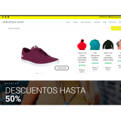 Zaragoza Shop. Web Design, and Web Development project by Jesús Cáceres - 06.01.2020