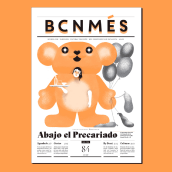 Portada BCN MÉS #84 . Un proyecto de Ilustración tradicional e Ilustración digital de Julio Fuentes - 22.10.2019