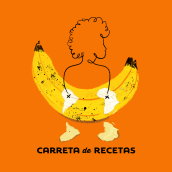 Portada - Carreta de Recetas Podcast. Projekt z dziedziny Trad, c, jna ilustracja, Ilustracja c i frowa użytkownika Diego Andrés Corzo Rueda - 23.06.2020