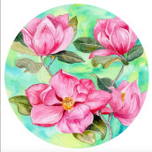 Magnolias. Un proyecto de Artesanía de Nayeli Maier - 28.06.2020