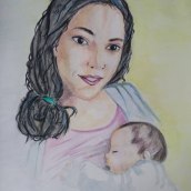 Mi Proyecto del curso: Retrato artístico en acuarela. Pintura em aquarela projeto de Laura Gratacós - 04.07.2020