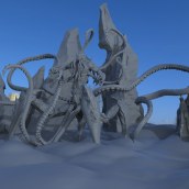 Mi Proyecto del curso: Escultura digital de criaturas fantásticas con ZBrush. 3D projeto de Emmanuel Calle Arango - 10.07.2020