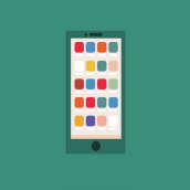 Spinning phone. Animation project by alexandermorarealizador - 07.13.2020