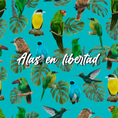 Alas en Libertad. Traditional illustration, Pattern Design, and Digital Illustration project by Joan Vargas - 07.16.2020