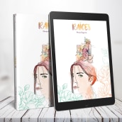 Ilustración de cubiertas y maquetación del libro: Raíces. Un proyecto de Ilustración tradicional, Diseño gráfico, Dibujo, Ilustración digital y Dibujo digital de Vanessa Estefa - 16.05.2020