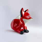 Fox Art Toy. Design de personagens, Artesanato, Escultura, Design de brinquedos, To, e Art projeto de oteon - 18.07.2020