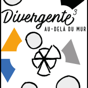 Redesigning the DIVERGENT trilogy's book covers (France). Un projet de Design , Conception éditoriale et Illustration vectorielle de Alicia Vigne - 18.07.2020