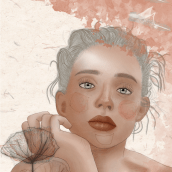 Mi Proyecto del curso: Retrato ilustrado en acuarela. Un proyecto de Ilustración digital de Monica Penagos - 21.07.2020