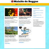 Web Colectivo Reggae. Web Design project by Miguel Ángel Martínez Franco - 07.21.2020