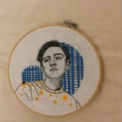 Mi Proyecto del curso: Creación de retratos bordados. Un proyecto de Bordado de Paulina Saravia Ocaña - 23.07.2020