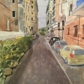 Mi Proyecto del curso: Paisajes urbanos en acuarela. Un progetto di Belle arti di Nicolas Stockar Rodriguez - 26.07.2020