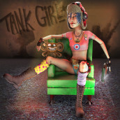 Tank Girl. 3D, e Design de personagens 3D projeto de Sergio Graziani - 26.07.2020