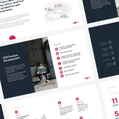 Sales deck for On the Spot Development. Een project van  Ontwerp y Grafisch ontwerp van Katya Kovalenko - 26.07.2019