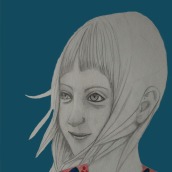 Ilustración con lápiz. Un projet de Illustration de portrait de Marina - 29.07.2020