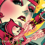 Pop Aphrodita 2099. Traditional illustration, Digital Illustration & Ink Illustration project by Jilipollo - 08.03.2020