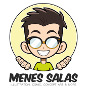 Menes Salas, Illustration, comic & more. Een project van Traditionele illustratie y  Webdevelopment van jose antonio menes salas - 05.08.2020