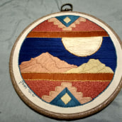 Desert vibe embroidery Ein Projekt aus dem Bereich Stickerei von Yael Zamir - 05.08.2020