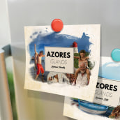 Postcard souvenir de azores. Composição fotográfica projeto de Alejandra Arenas Morais - 07.08.2020