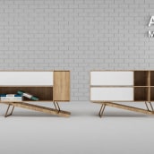 ALFIZ mobiliario . Un progetto di 3D, Architettura, Interior design, Postproduzione fotografica, Creatività, Modellazione 3D, Interior Design, Instagram e Progettazione 3D di Alexander Pulido meralla - 08.08.2020