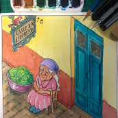 Calle La Libertad. Un proyecto de Ilustración tradicional de Luis Barahona - 14.08.2020
