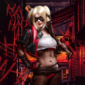 Harley Quinn (Wallpaper). Un proyecto de Diseño digital y Composición fotográfica de Carlos Vasquez - 21.08.2020