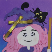 Diseño de personajes estilo kawaii :: Bonnie la Brujita. Un proyecto de Ilustración infantil de Tatiana Tobón - 30.08.2020